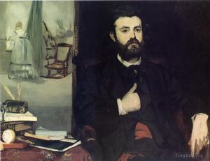 Édouard Manet Werk - Porträt von Zacharie Astruc
