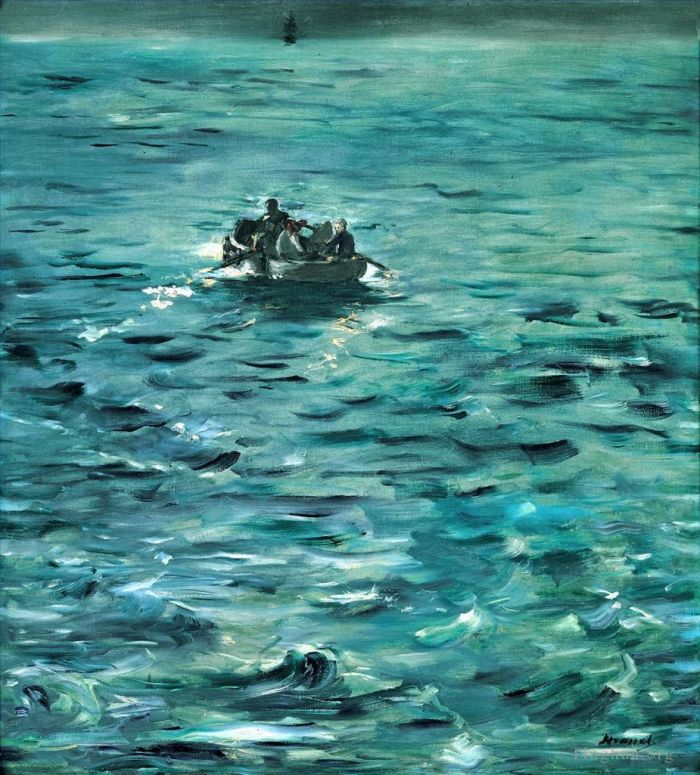Édouard Manet Ölgemälde - Rochefort-Flucht