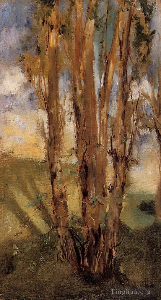 Édouard Manet Ölgemälde - Studium der Bäume