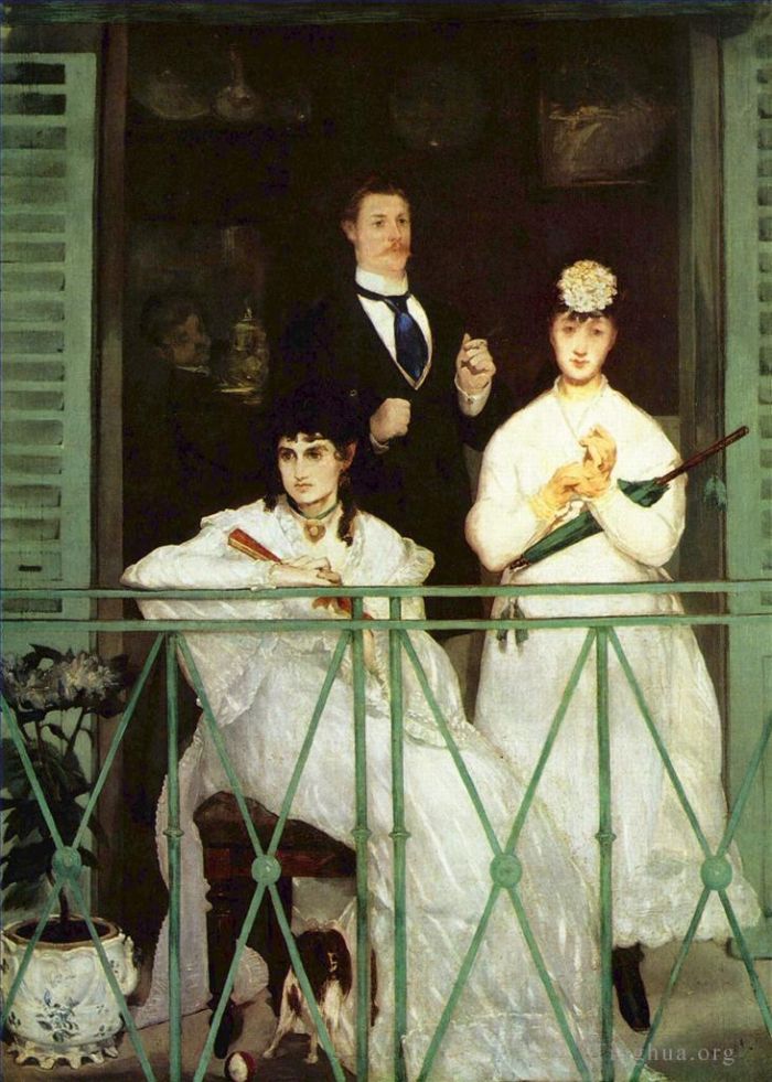 Édouard Manet Ölgemälde - Der Balkon