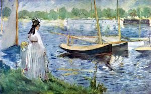 Édouard Manet Werk - Die Ufer der Seine bei Argenteuil