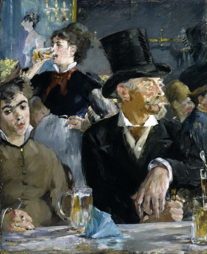 Édouard Manet Ölgemälde - Die Bocktrinker