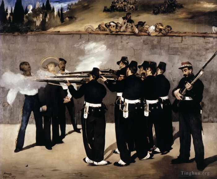 Édouard Manet Ölgemälde - Die Hinrichtung des Kaisers Maximilian von Mexiko