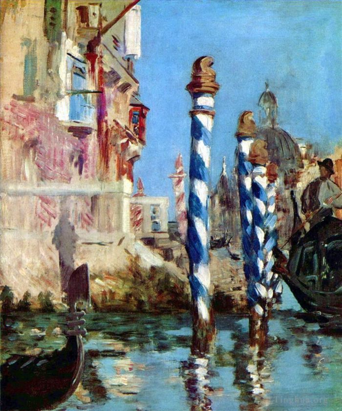 Édouard Manet Ölgemälde - Der Canal Grande