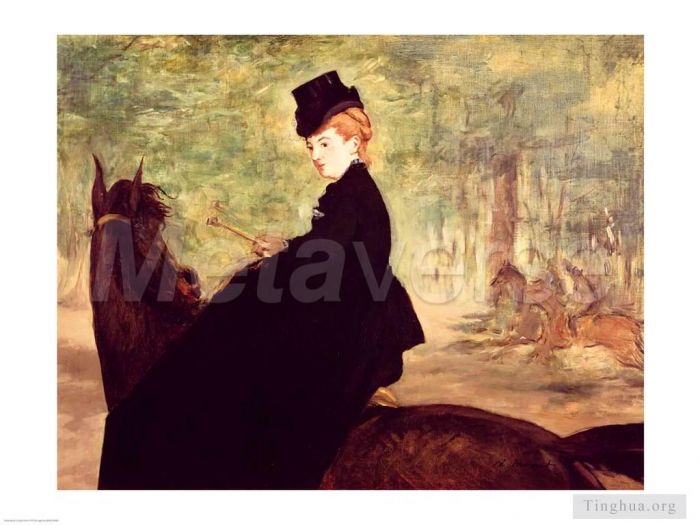 Édouard Manet Ölgemälde - Die Reiterin