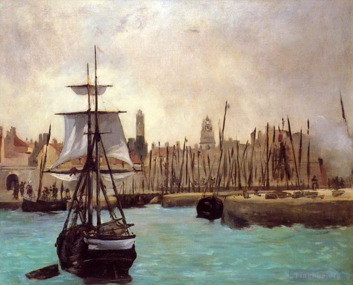 Édouard Manet Ölgemälde - Der Hafen von Bordeaux 2