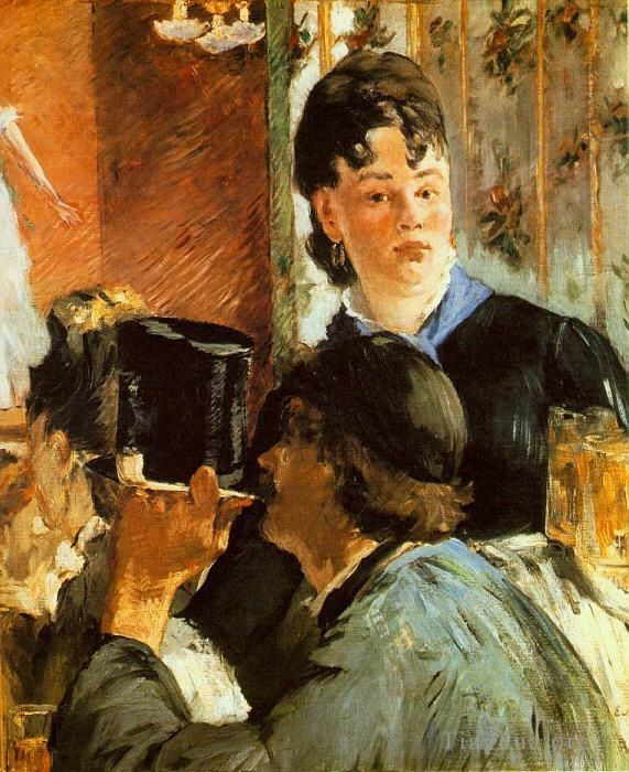 Édouard Manet Ölgemälde - Die Kellnerin