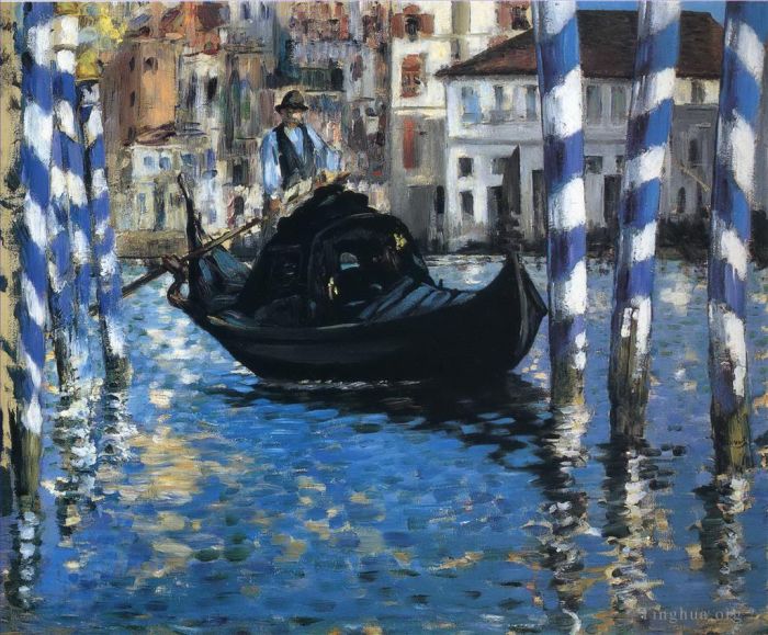 Édouard Manet Ölgemälde - Der Canal Grande von Venedig