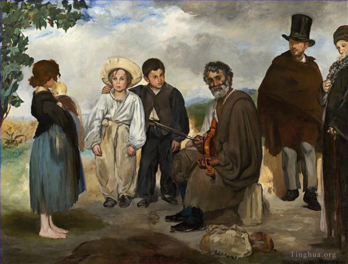 Édouard Manet Ölgemälde - Der alte Musiker