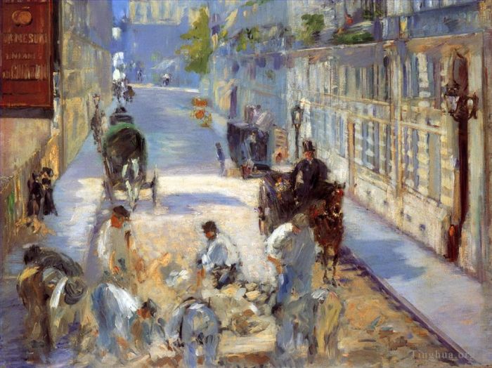 Édouard Manet Ölgemälde - Die Straßenflieger Rue de Berne