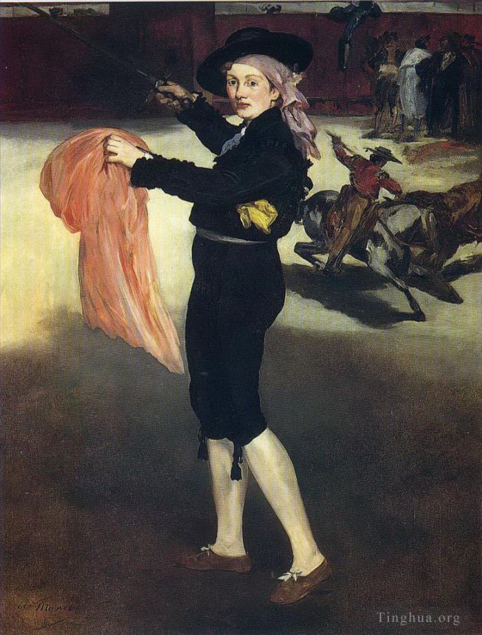 Édouard Manet Ölgemälde - Victorine Meurent im Kostüm einer Espada
