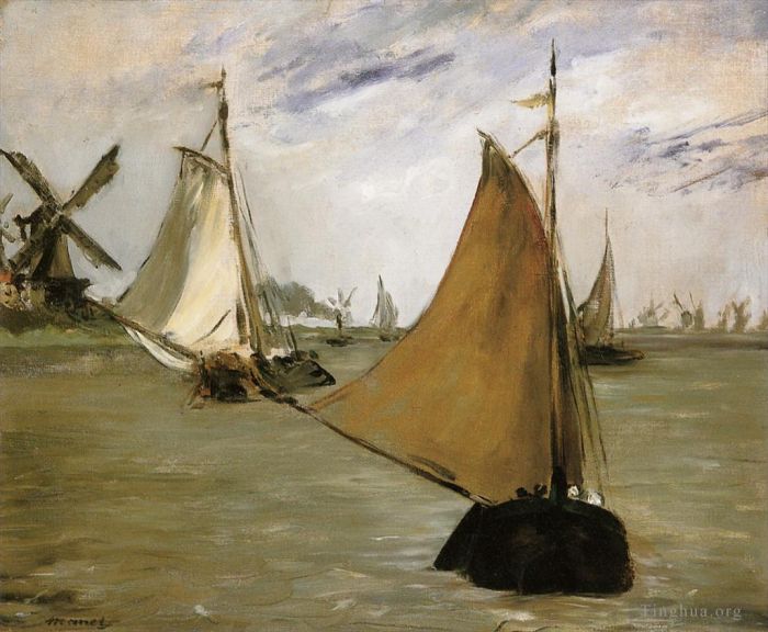 Édouard Manet Ölgemälde - Ansicht von Holland