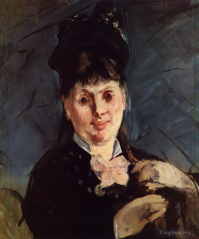 Édouard Manet Ölgemälde - Frau mit Regenschirm