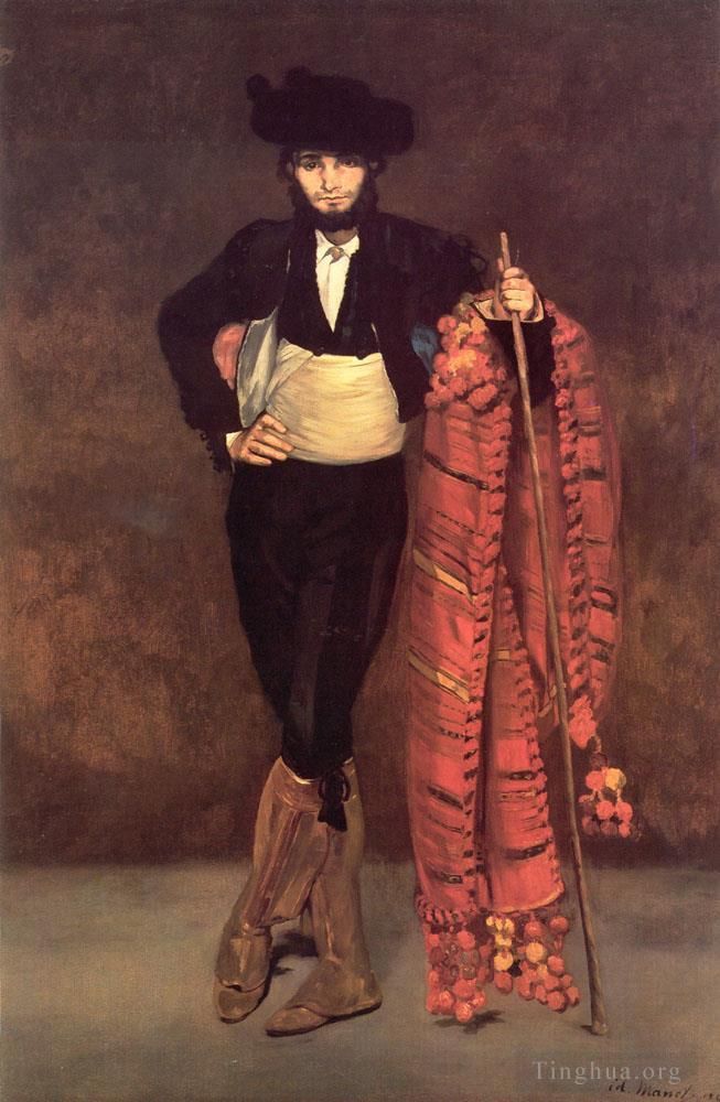 Édouard Manet Ölgemälde - Junger Mann im Kostüm eines Majo