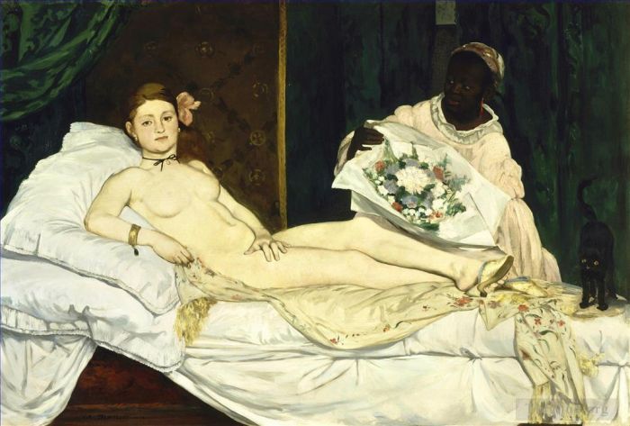 Édouard Manet Ölgemälde - Olympia