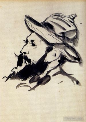 Édouard Manet Werk - Kopf Eines Mannes