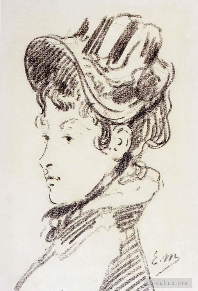 Édouard Manet Andere Malerei - Porträt von Frau Jules Guillemet
