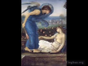 Edward Burne-Jones Werk - Amor findet Psyche