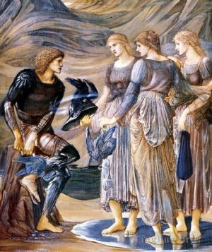 Edward Burne-Jones Werk - Perseus und die Meeresnymphen 1877