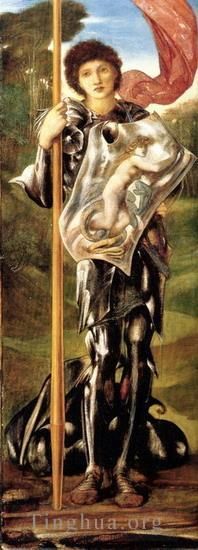 Edward Burne-Jones Werk - Heiliger Georg 1873