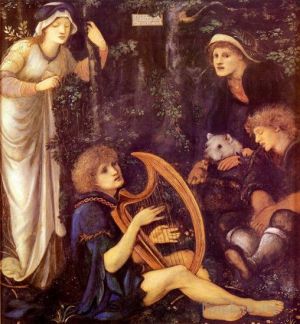 Edward Burne-Jones Werk - Der Wahnsinn von Sir Tristram