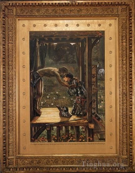 Edward Burne-Jones Ölgemälde - Der barmherzige Ritter