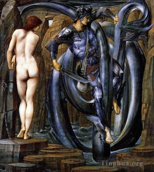 Edward Burne-Jones Ölgemälde - Die Perseus-Serie The Doom Fulfilled 188485