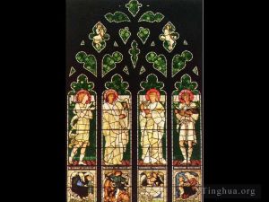 Edward Burne-Jones Werk - Christ Church Oxford Das Vyner-Gedenkfenster