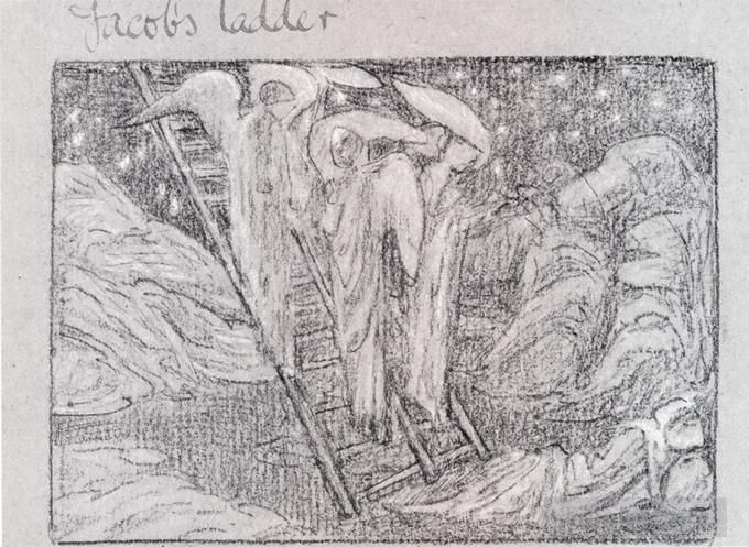 Edward Burne-Jones Andere Malerei - Jacobs Leiter