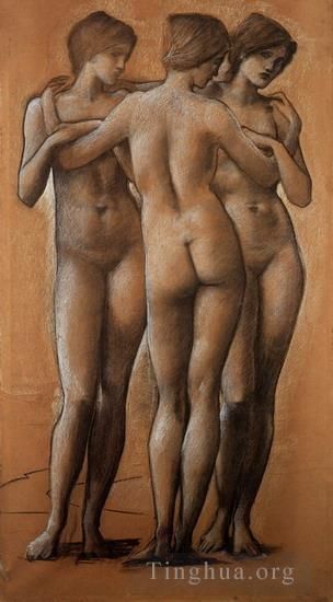 Edward Burne-Jones Andere Malerei - Die drei Grazien