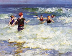 Edward Henry Potthast Werk - Im Surf2