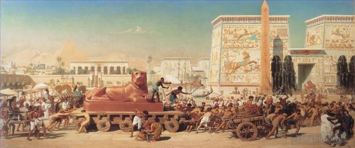 Edward Poynter Ölgemälde - Israel in Ägypten
