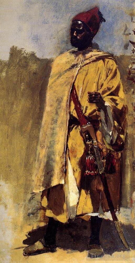 Edwin Lord Weeks Ölgemälde - Maurische Garde