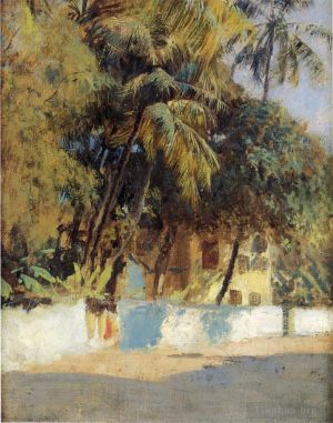 Edwin Lord Weeks Werk - Straßenszene Bombay