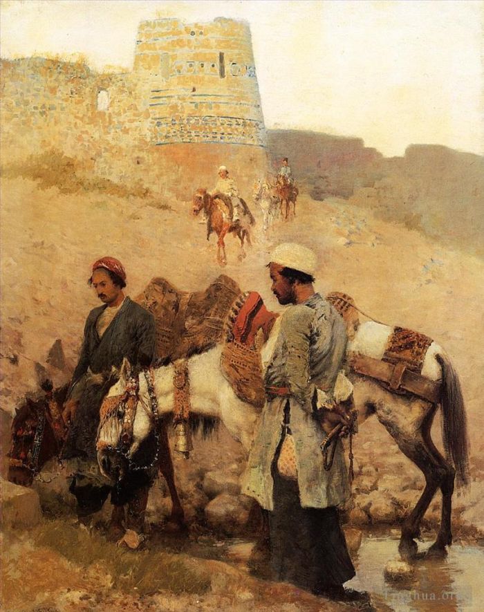 Edwin Lord Weeks Ölgemälde - Reisen in Persien
