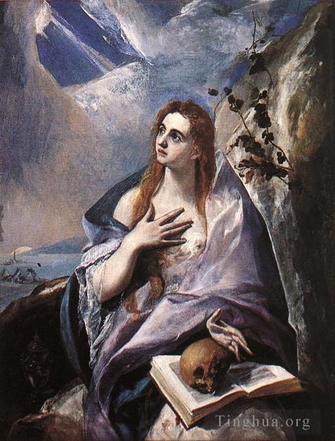 El Greco Ölgemälde - Die Magdalena 1576