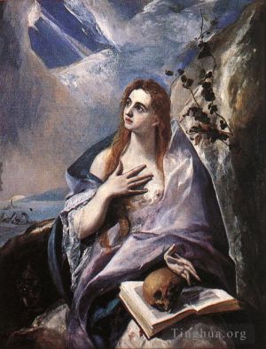 El Greco Werk - Die Magdalena 1576