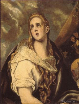 El Greco Werk - Die reuige Magdalena