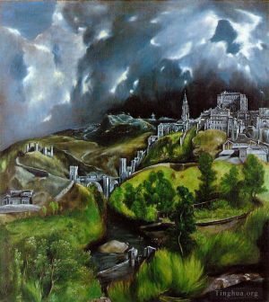 El Greco Werk - Ansicht von Toledo
