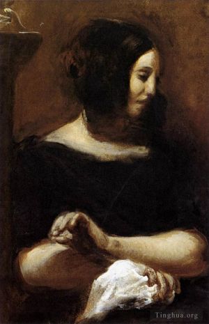 Ferdinand Victor Eugène Delacroix Werk - George Sand