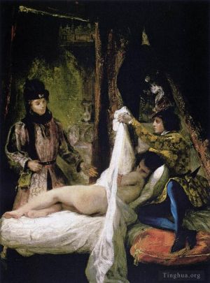 Ferdinand Victor Eugène Delacroix Werk - Louis dOrleans zeigt seine Geliebte