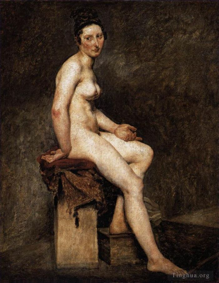 Ferdinand Victor Eugène Delacroix Ölgemälde - Mlle Rose