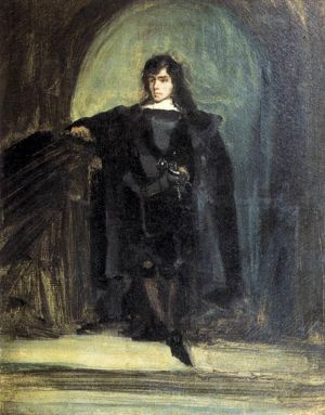 Ferdinand Victor Eugène Delacroix Werk - Selbstporträt als Ravenswood