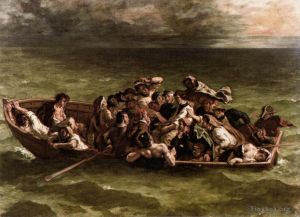 Ferdinand Victor Eugène Delacroix Werk - Schiffbruch der Don Juan