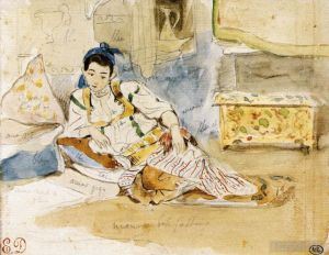 Ferdinand Victor Eugène Delacroix Werk - Mounay ben Sultan