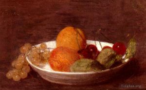 Henri Fantin-Latour Werk - Eine Schale mit Früchten