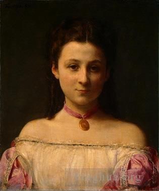 Henri Fantin-Latour Ölgemälde - Mademoiselle de Fitz James 1867