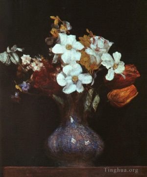 Henri Fantin-Latour Werk - Narzissen und Tulpen 1862