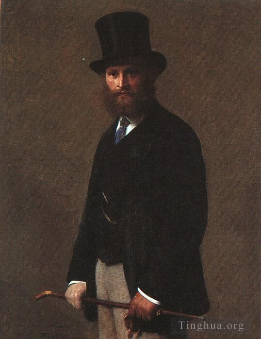 Henri Fantin-Latour Ölgemälde - Porträt von Edouard Manet 1867