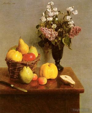 Henri Fantin-Latour Werk - Stillleben mit Blumen und Früchten